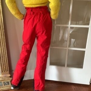 SCHOFFEL Germany Gore Tex Red Ski Snowboard Pants, size 10